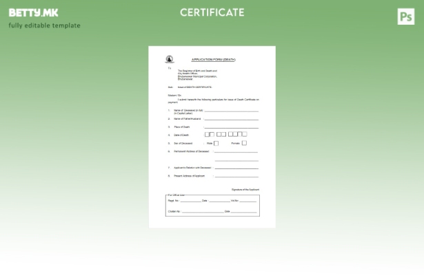 модерен стил Индија Секретарот на смрт и смрт и шаблон за тајландски за смрт на 